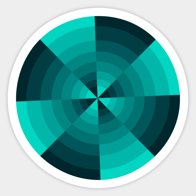 Cool Color Wheel Sticker by n23tees